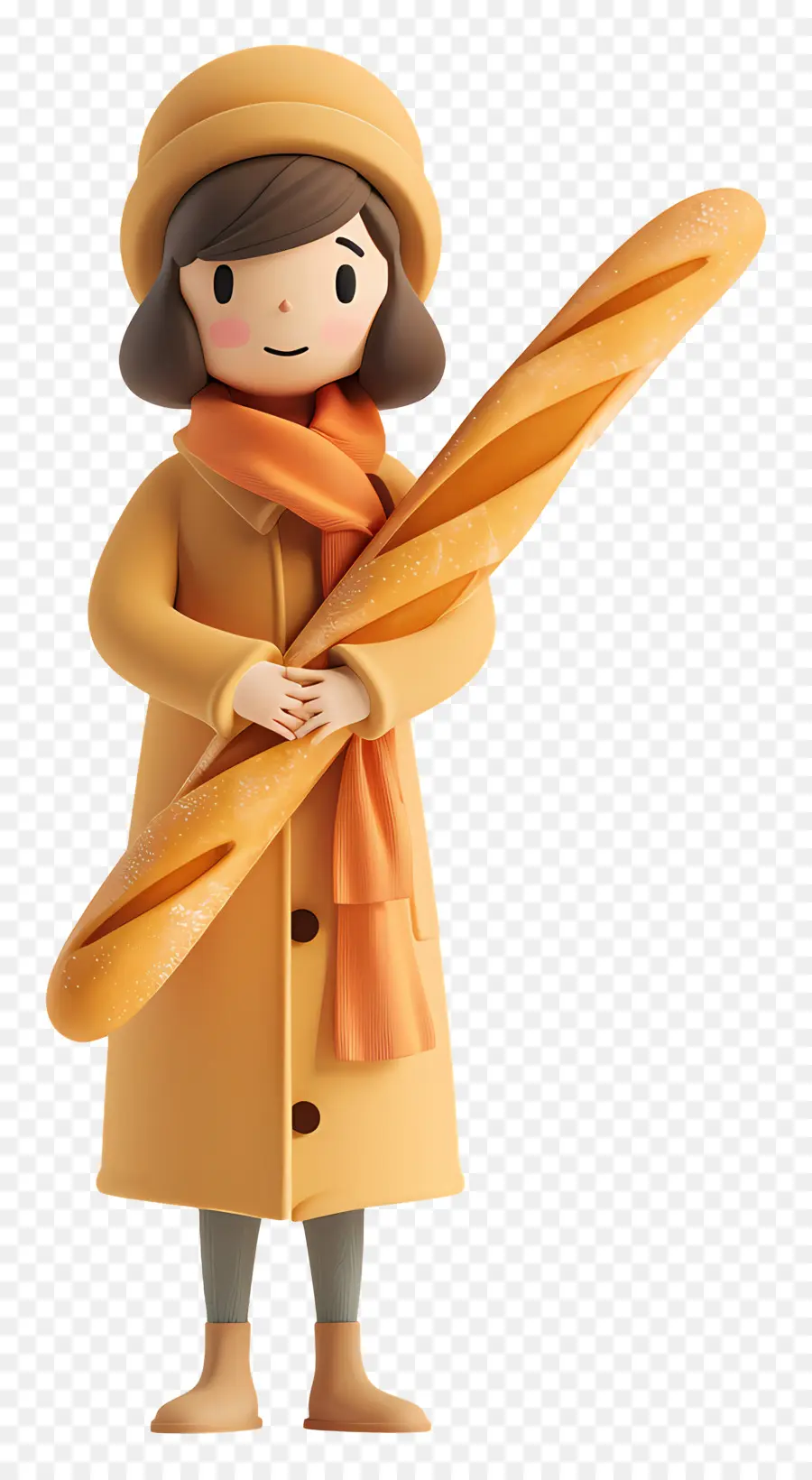 Baguette，Femme PNG