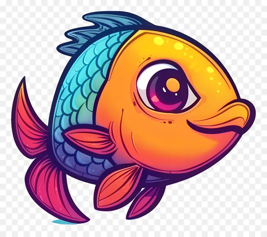 Mignon Poisson，Poissons Colorés PNG