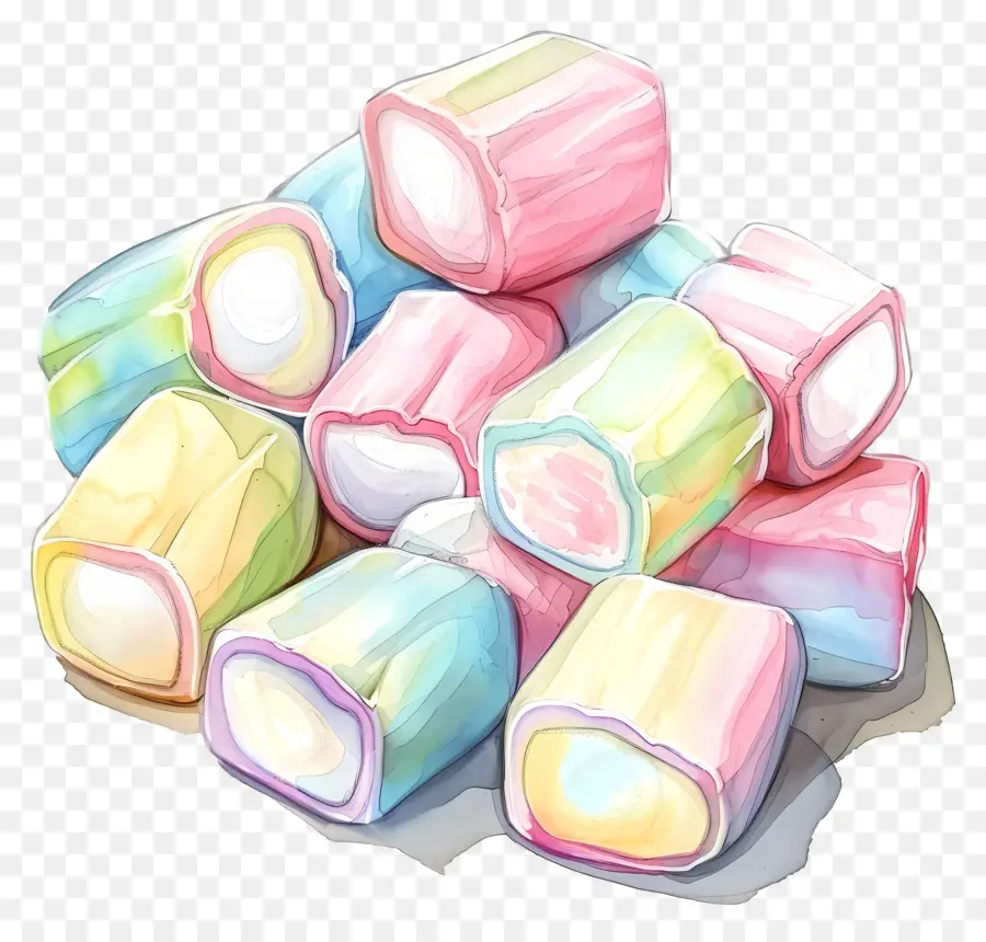 Guimauve Bonbon，Guimauves PNG