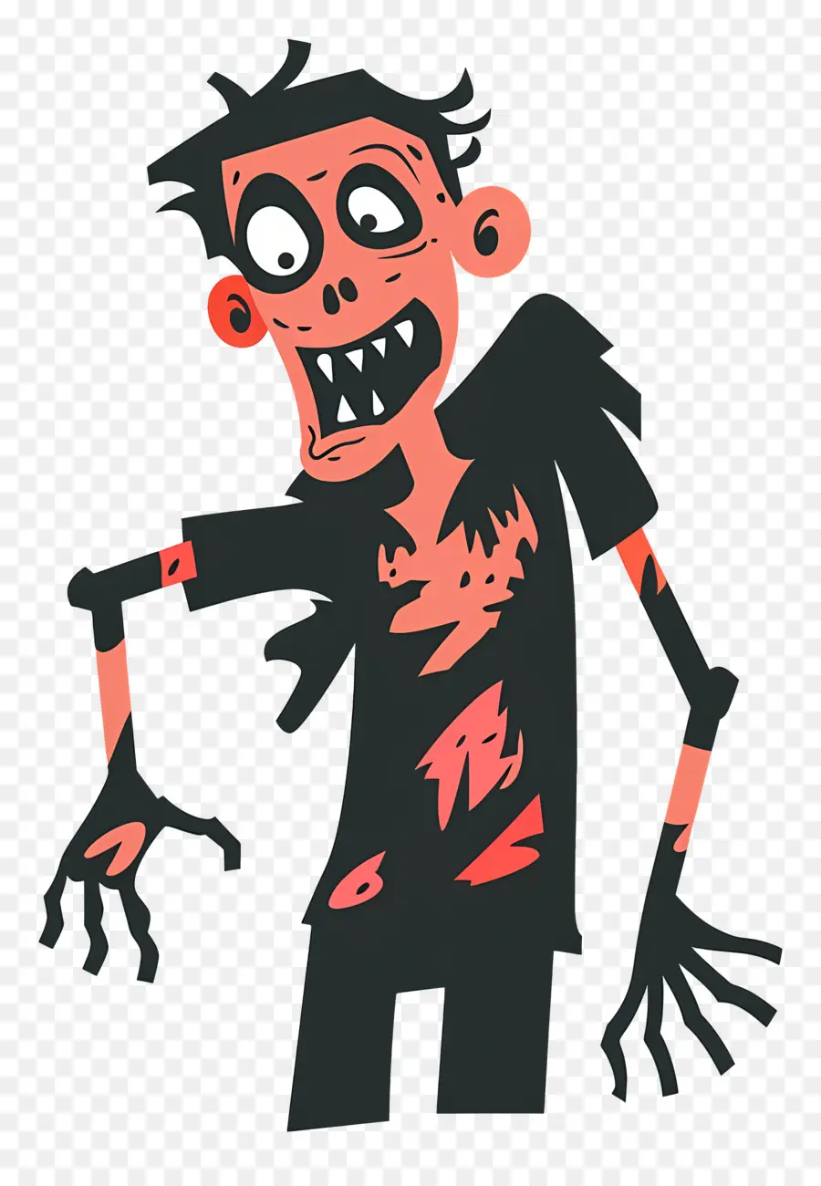 Zombie Halloween，Dessin Animé Zombie PNG