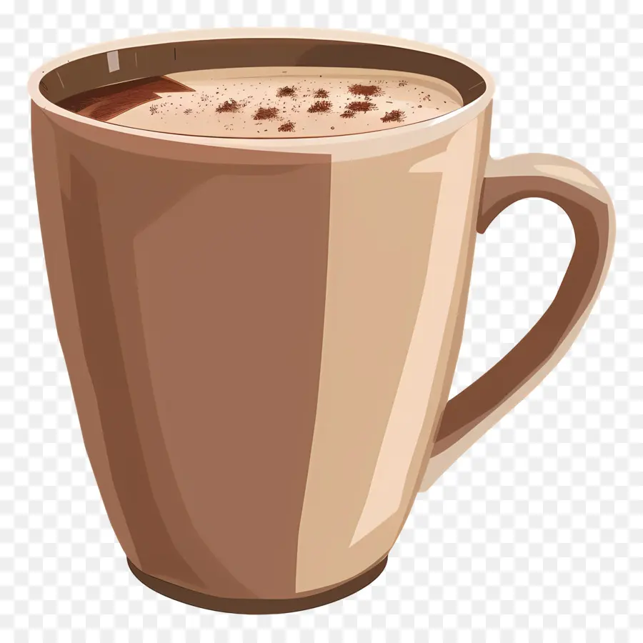 Tasse De Cacao，Tasse En Céramique Brune PNG