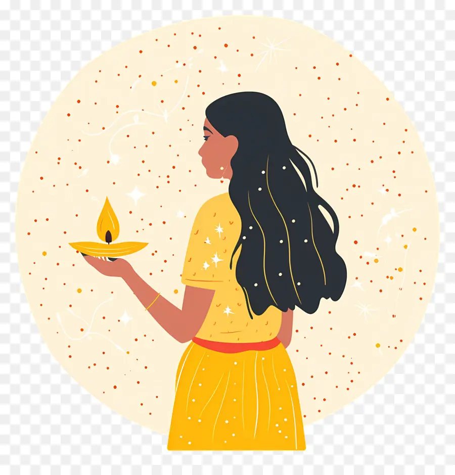 Diwali，Bougie PNG