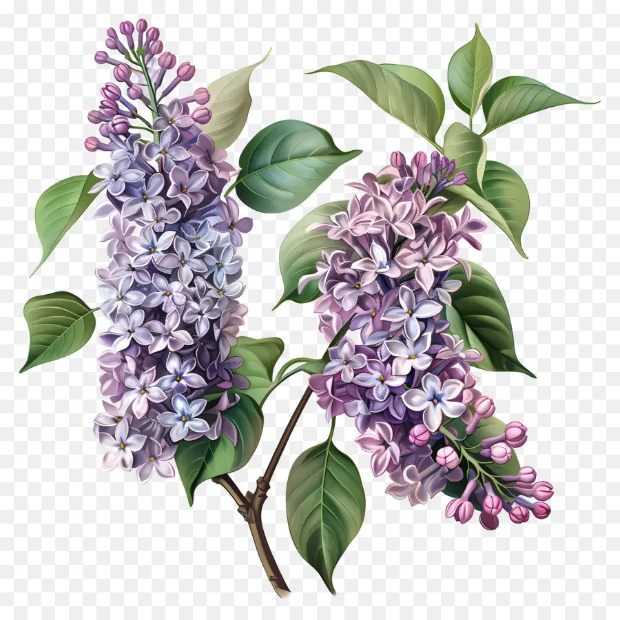 Chinois Lilas，Les Lilas PNG