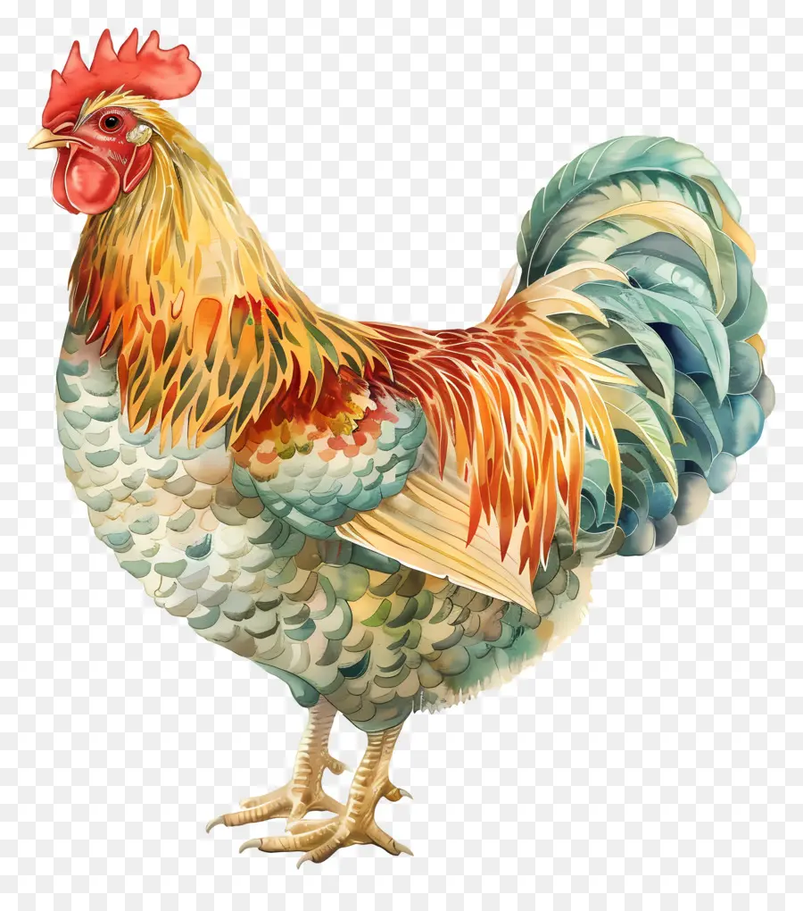 Poulet，Peinture PNG