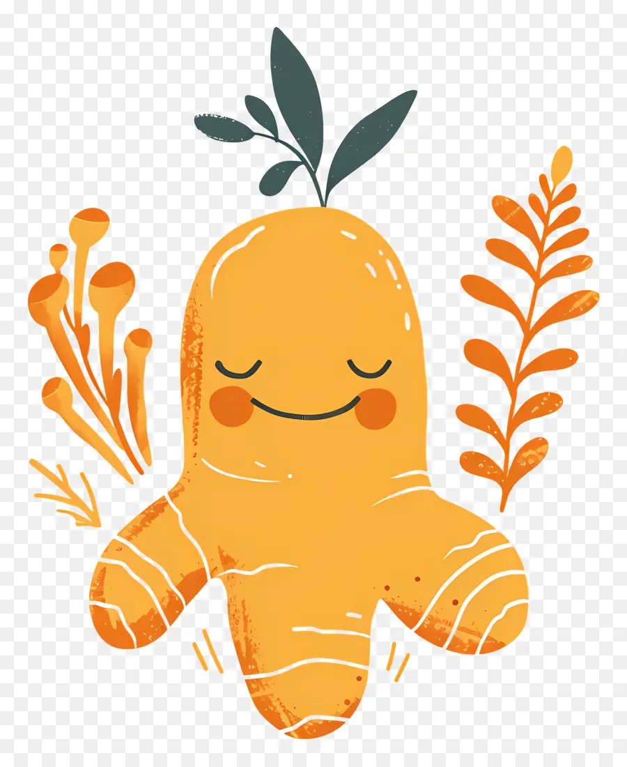 Gingembre，Mignon Aux Carottes PNG