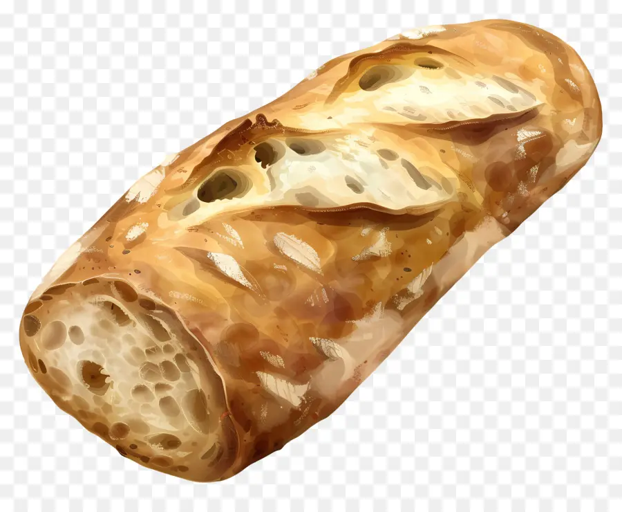 Ciabatta，Pain PNG