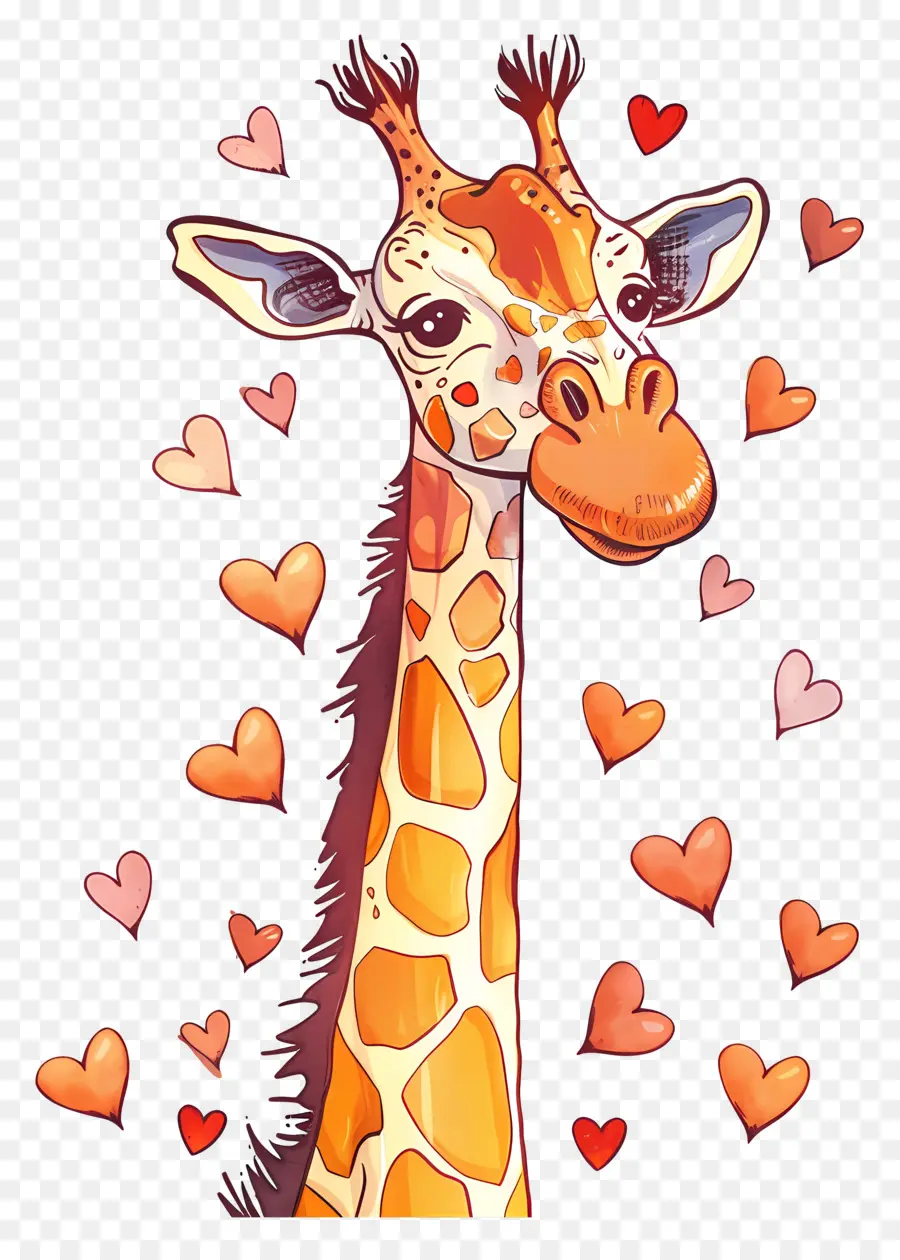 Girafe，Grands Yeux PNG