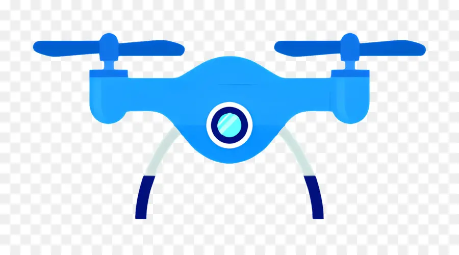 Drone，Drone Bleu PNG