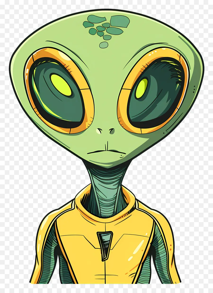 Alien De Dessin Animé，Étranger PNG