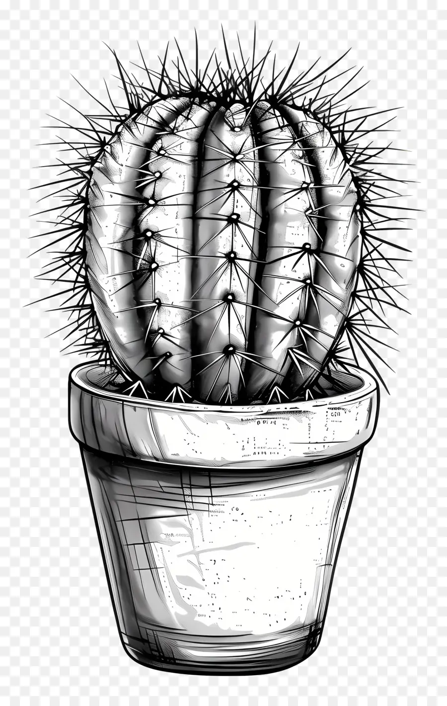 Cactus En Pot，Cactus PNG