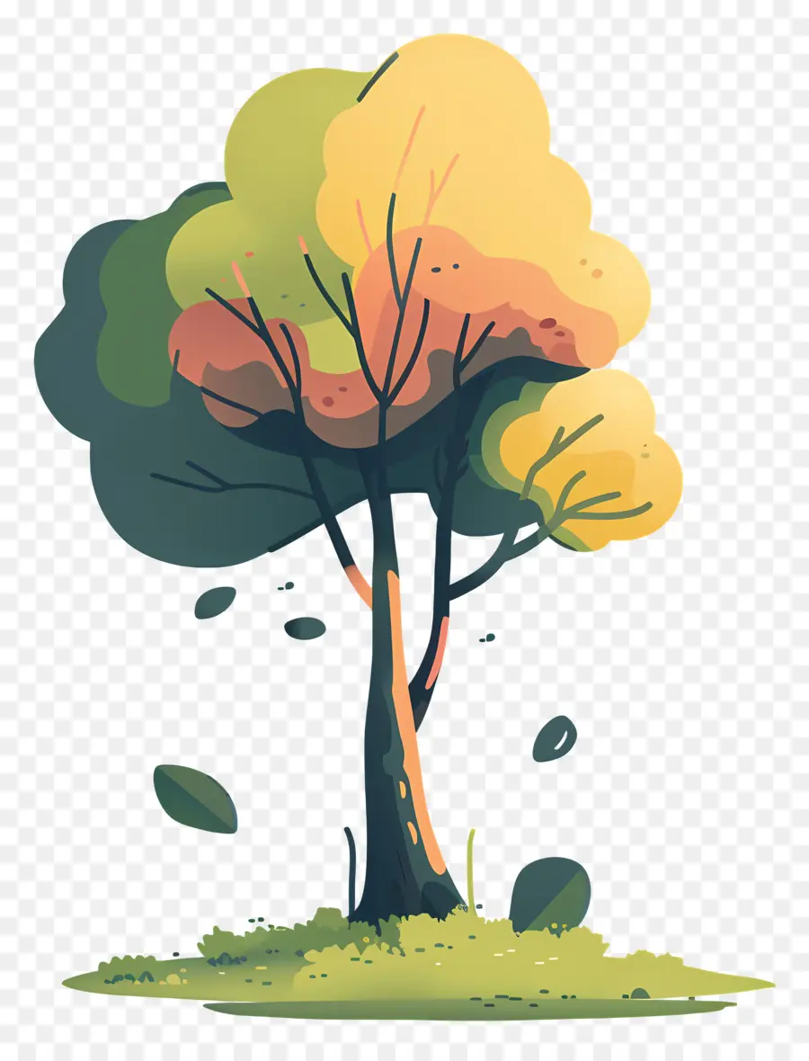 Arbre Moussu，L'art Numérique PNG