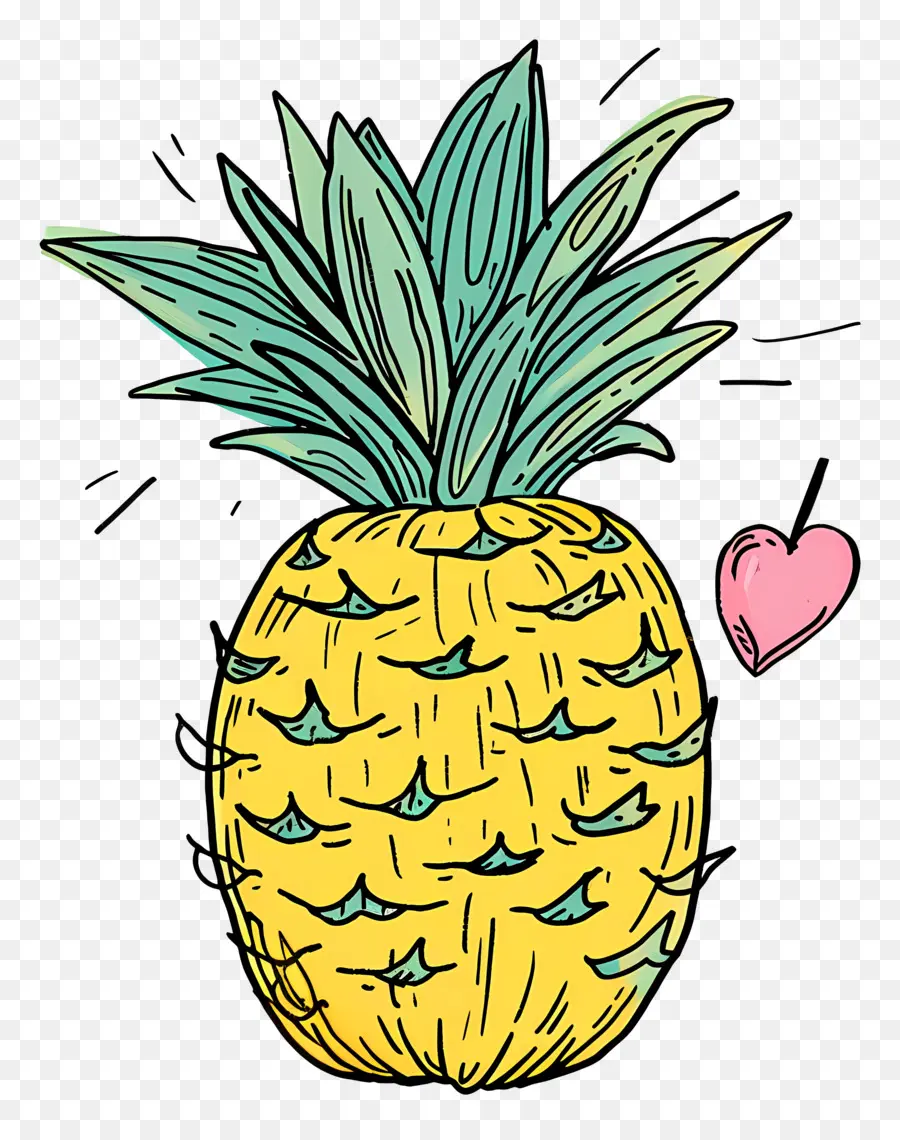 L'ananas，Fruits PNG