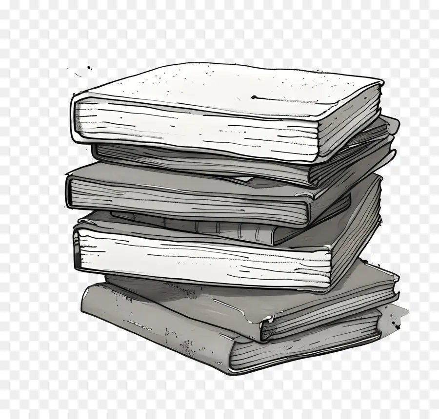 Pile De Cahiers，Livres Anciens PNG