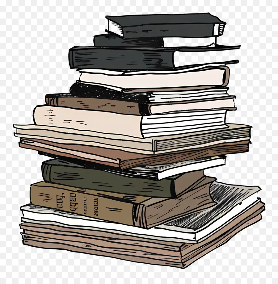 Pile De Livres，Livres PNG