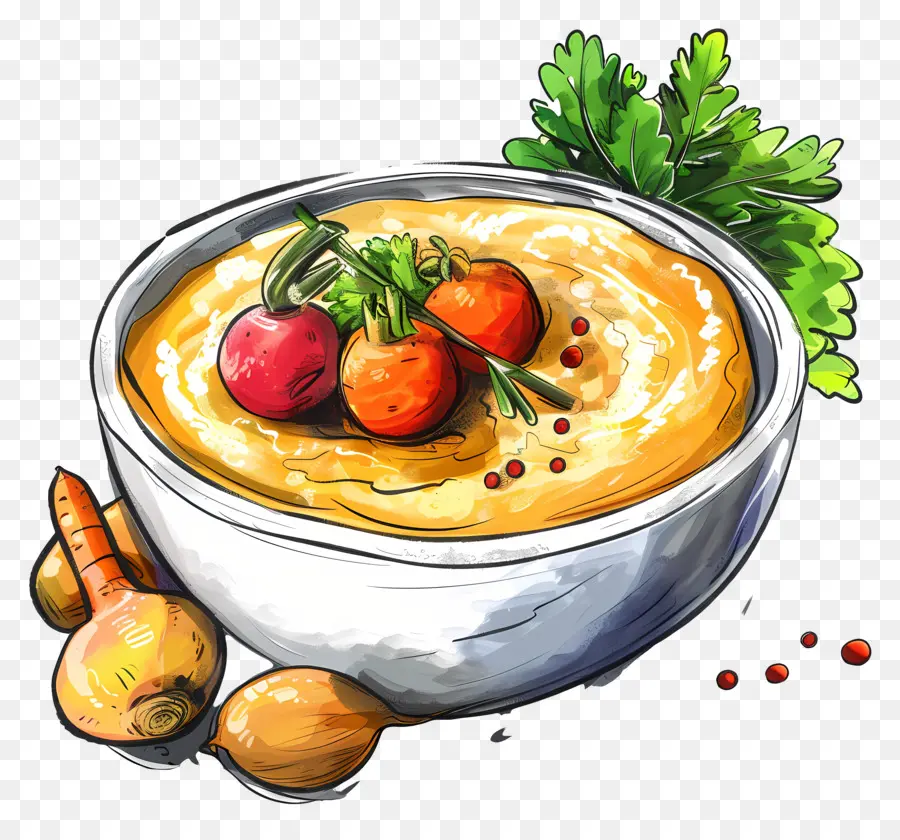 Purée De Légumes，Soupe PNG