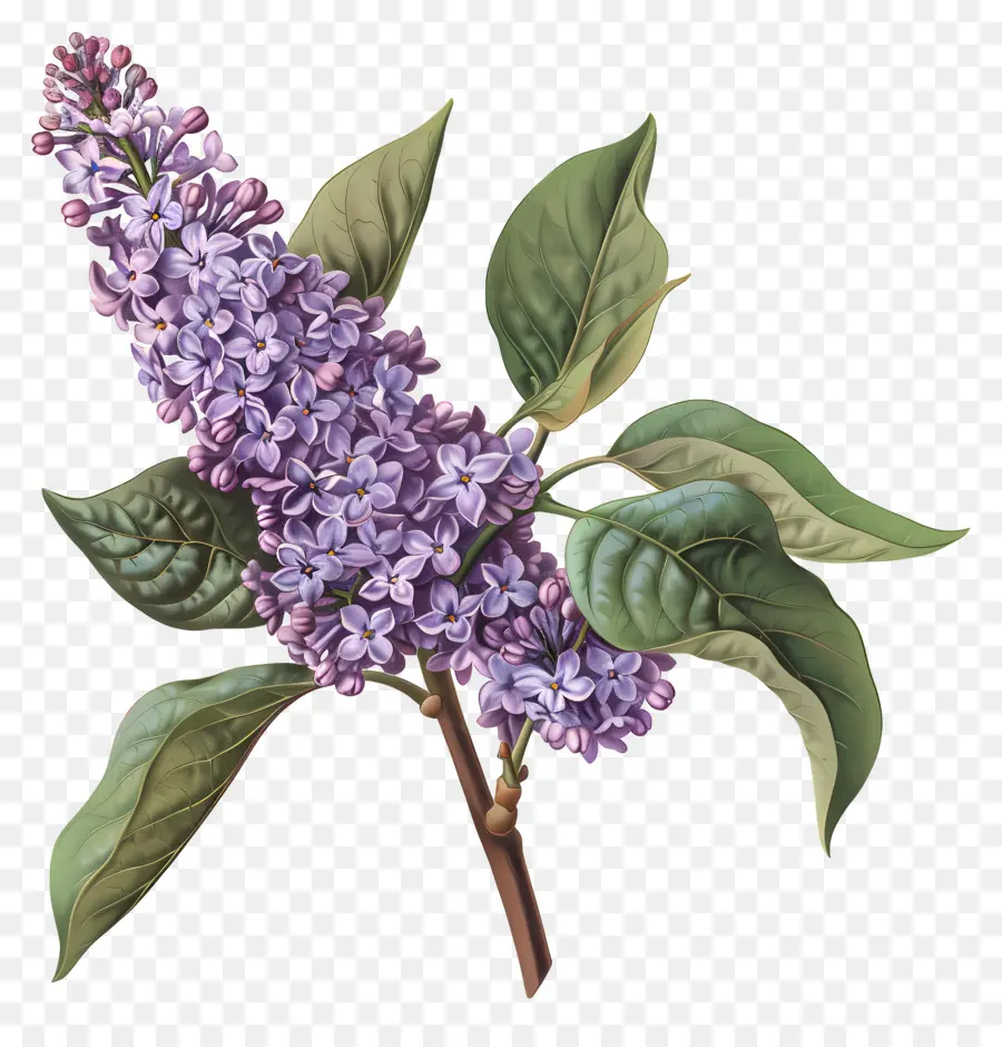 Chinois Lilas，Fleur De Lila Violette PNG