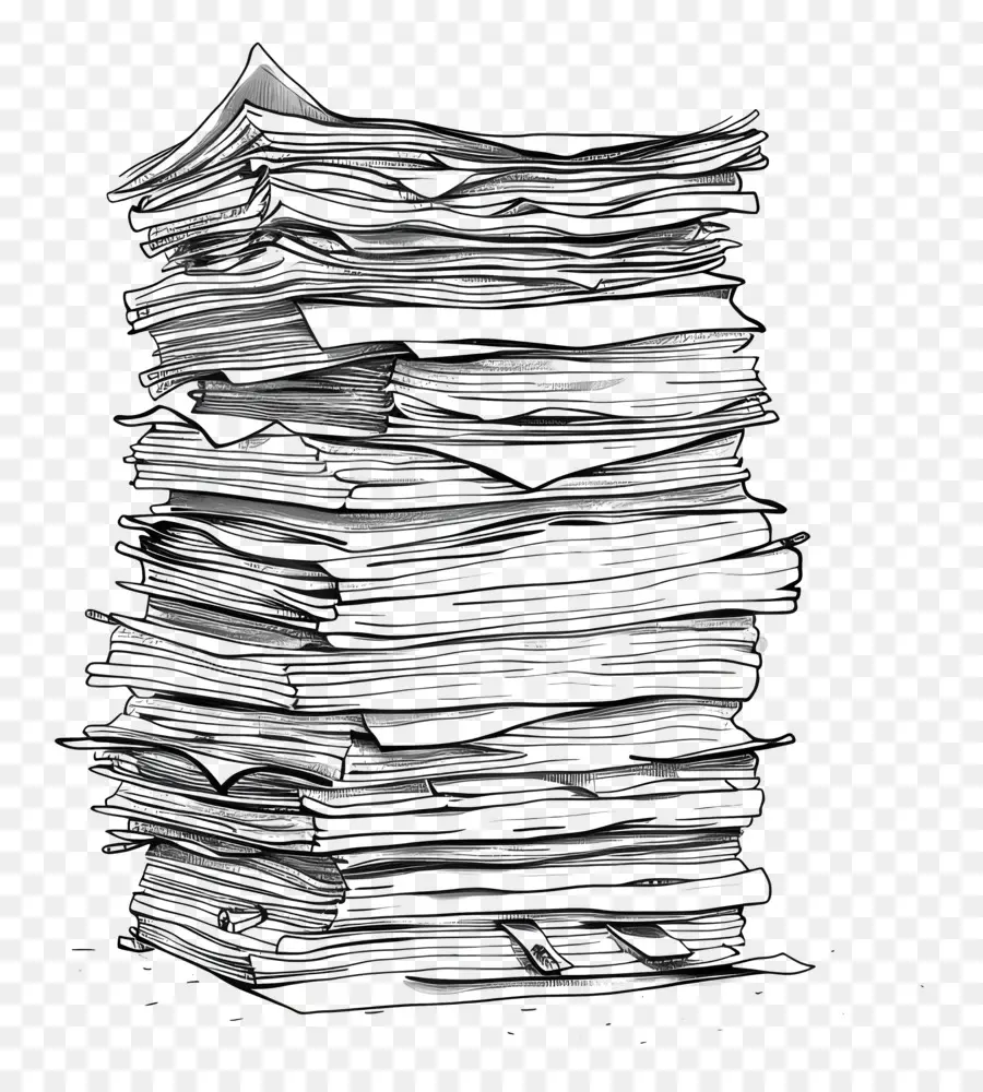 Pile De Livres，Papiers PNG