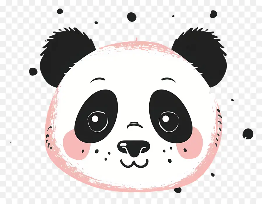 Panda Mignon Visage，Ours De Panda PNG