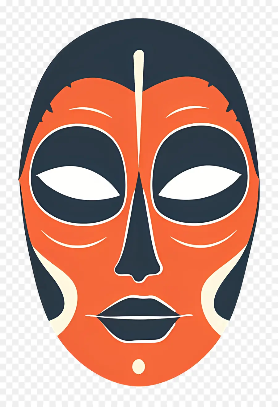 Masque D'halloween，Masque Tribal Africain PNG