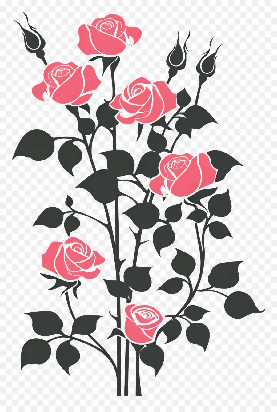 Roseraie，Les Roses Roses PNG