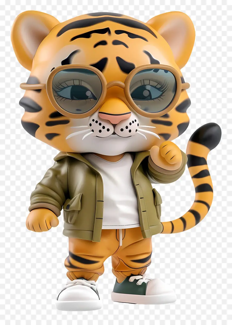 3d Tigre，Jouet Tigre PNG