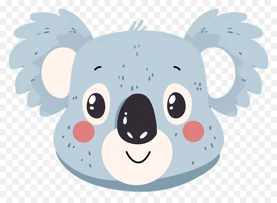 Visage De Koala Mignon，Dessin Animé Koala PNG