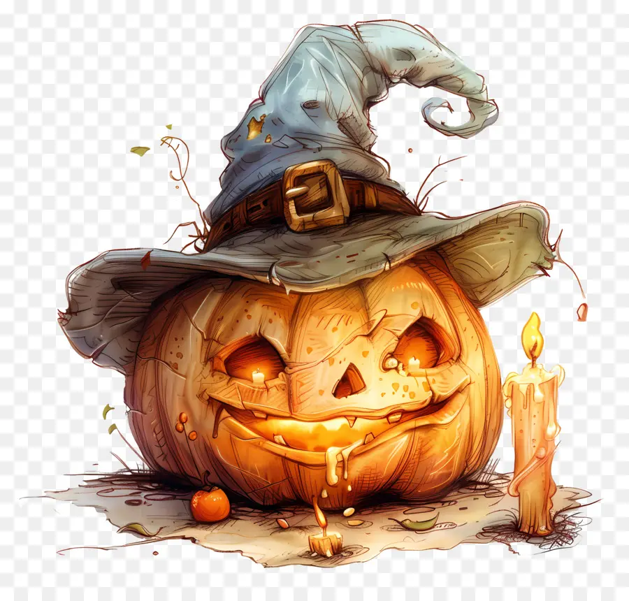 La Citrouille D'halloween，Halloween PNG