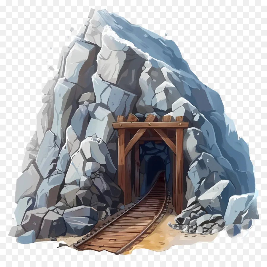 Entrée De La Mine，Grotte PNG