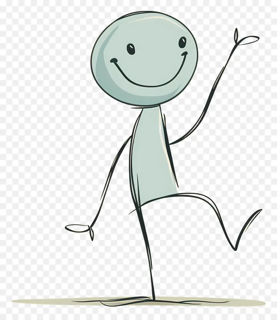 Stickman Dansant，Figure De Bâton PNG