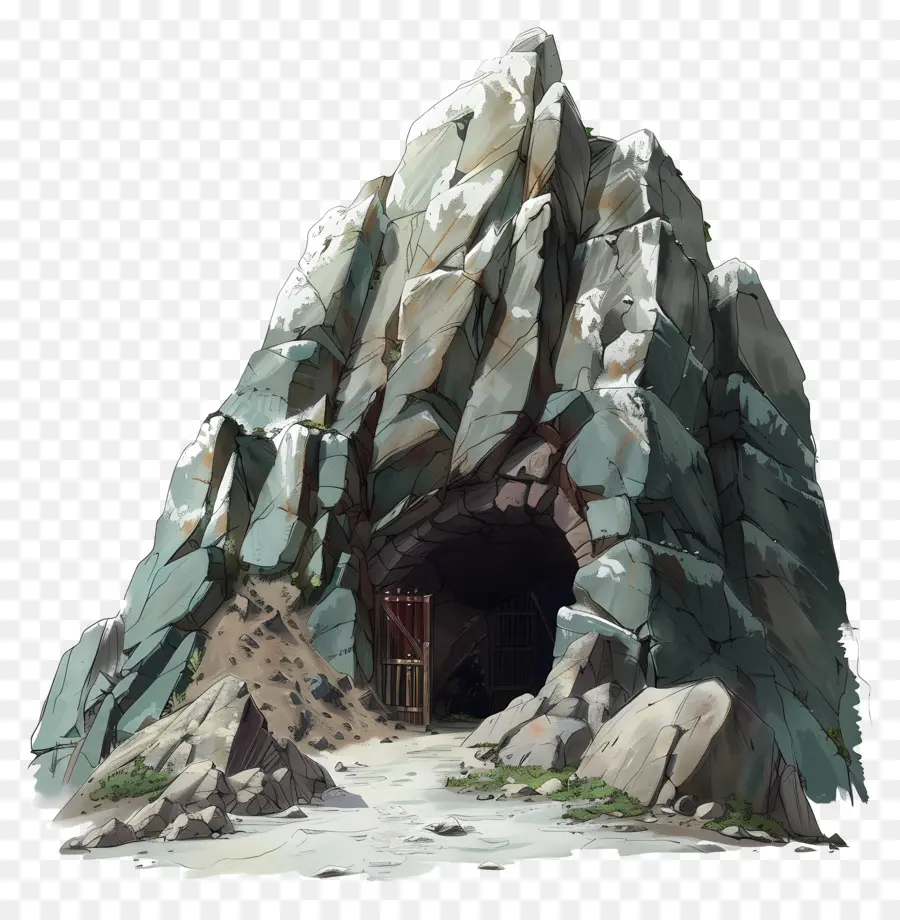 Entrée De La Mine，Entrée De La Grotte PNG