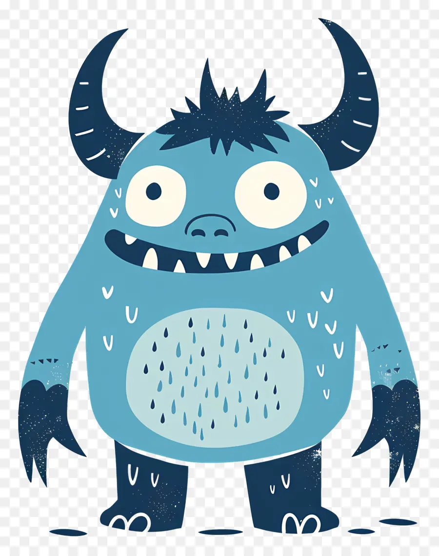 Monstre，Monstre Bleu PNG