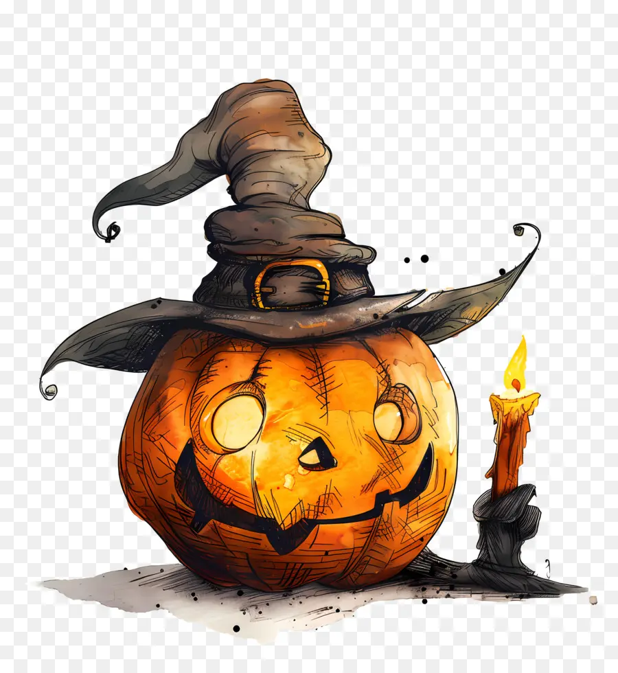 La Citrouille D'halloween，Citrouille PNG