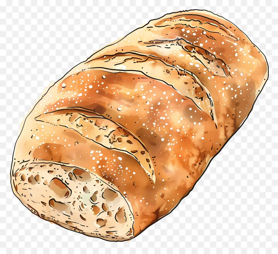 Ciabatta，Peinture à L'aquarelle PNG