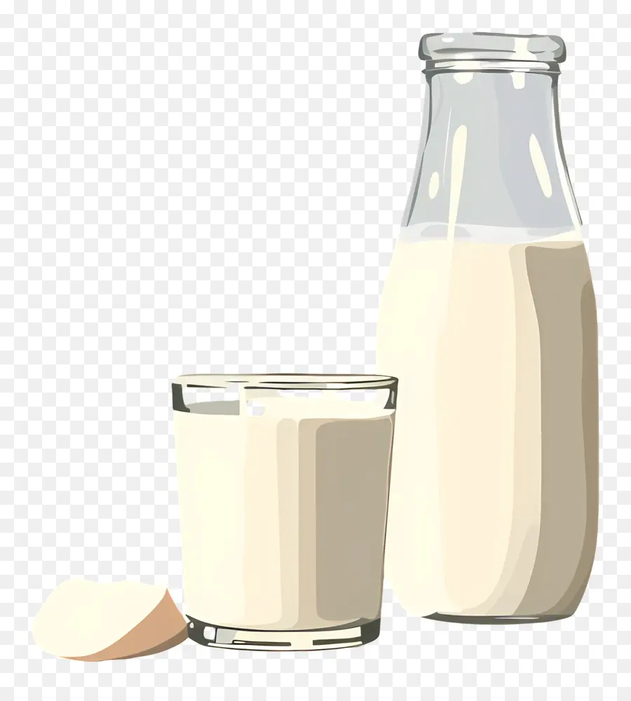 Lait，Bouteille En Verre PNG