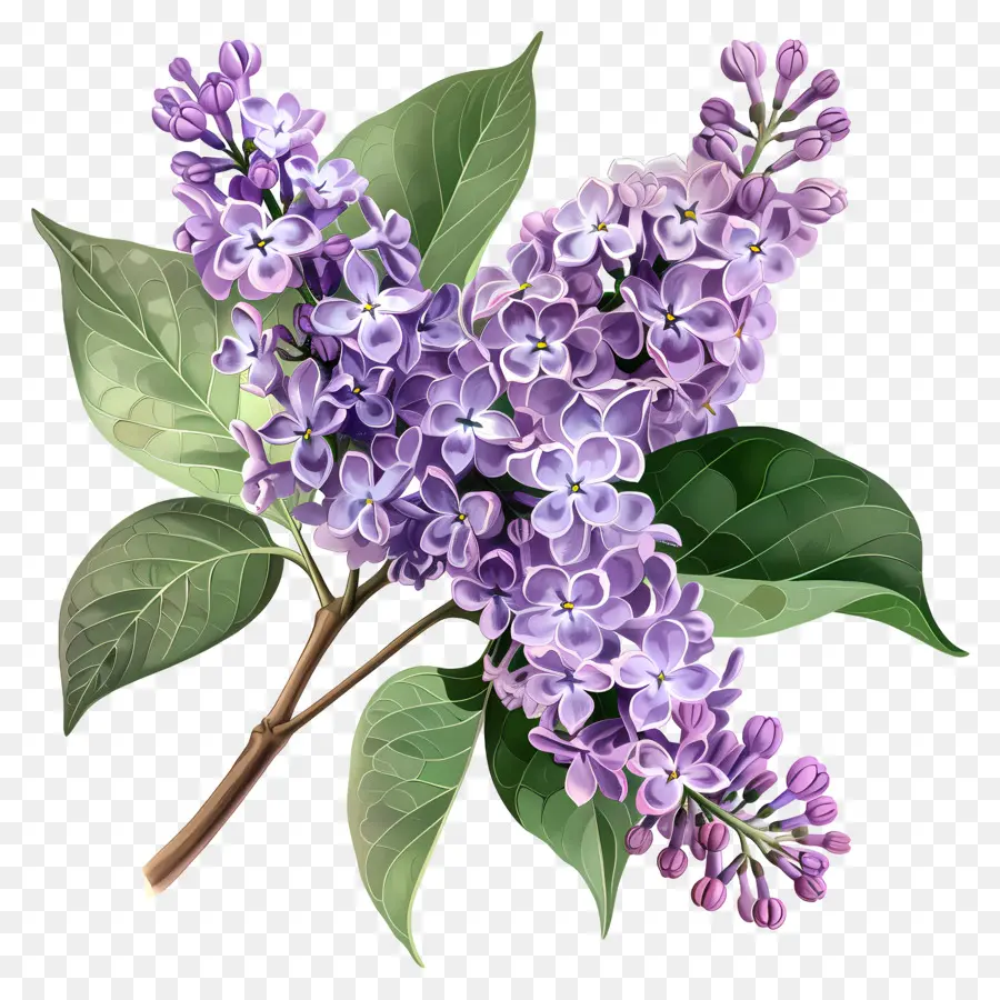 Chinois Lilas，Fleurs Lilas PNG