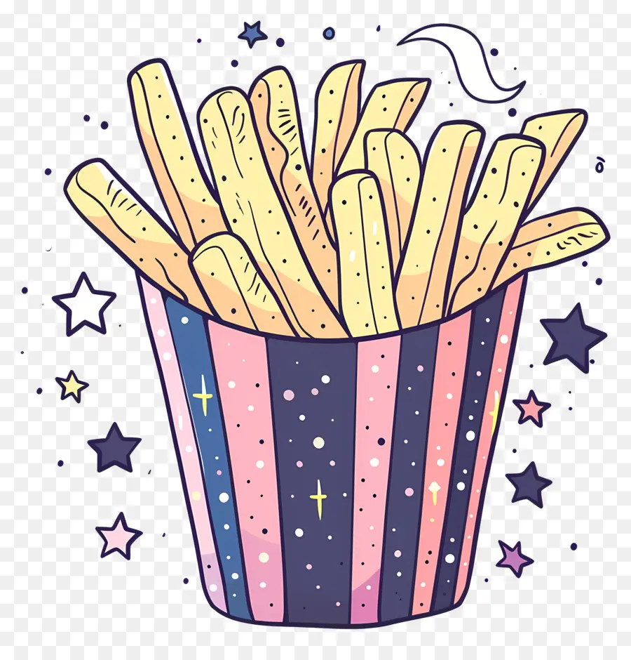 Frites，Dessin Animé Français Les Frites PNG