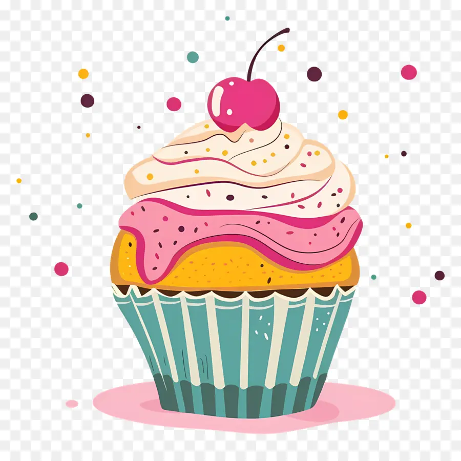 Cupcake，Glaçage à La Vanille PNG