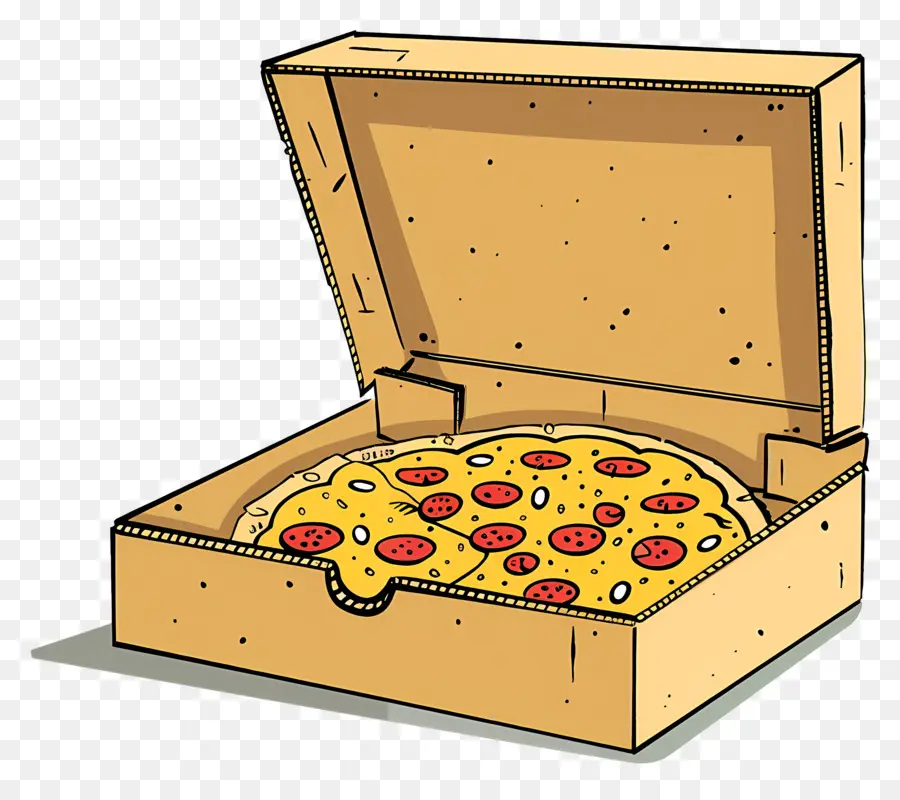 Boîte à Pizza，Pizza PNG