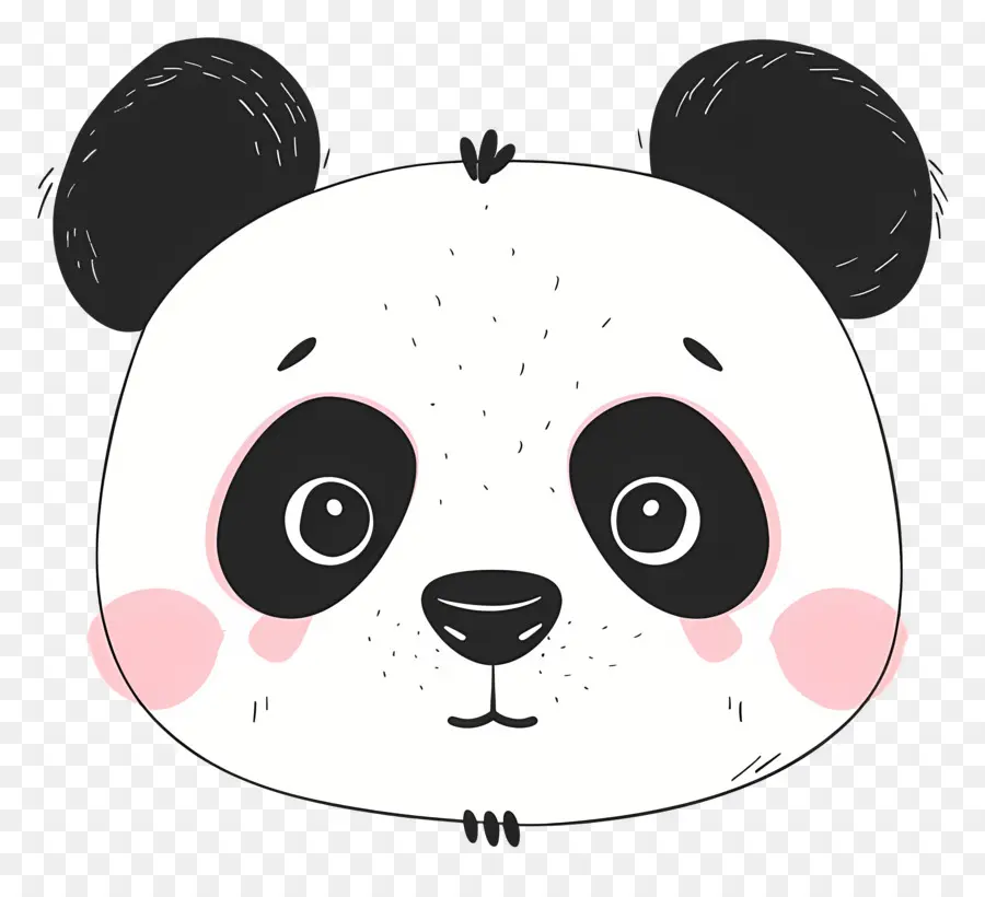 Panda Mignon Visage，Ours De Panda PNG