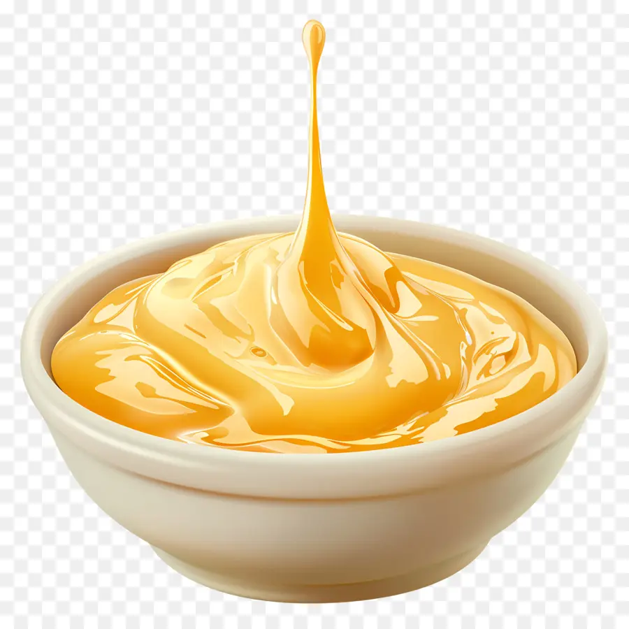 Sauce Au Fromage，Blanc Bol PNG