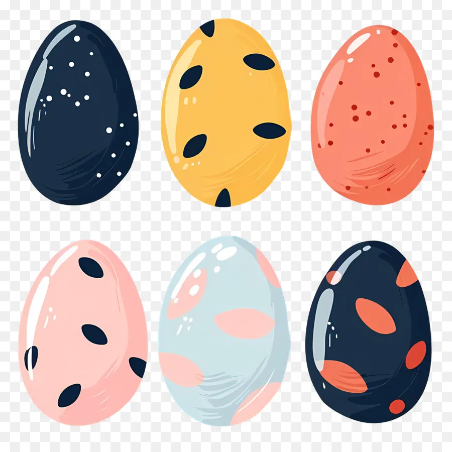 Oeufs De Pâques，Polkadot PNG