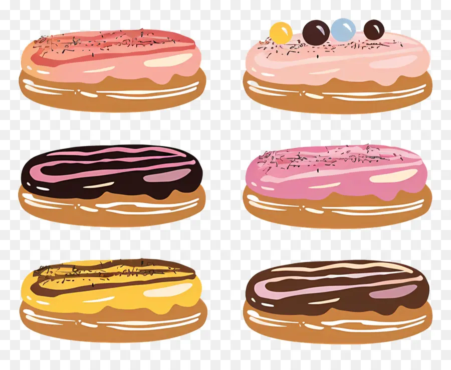 Les éclairs，Beignets PNG