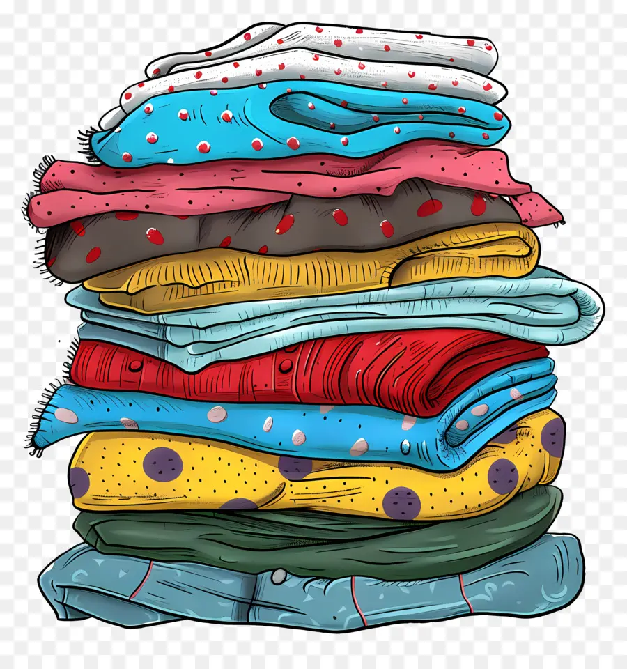 Pile De Vêtements，Vêtements PNG