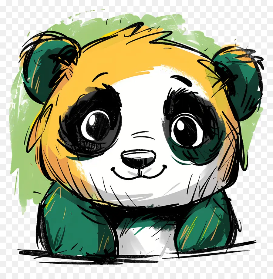 Panda Mignon Visage，Ours De Panda PNG