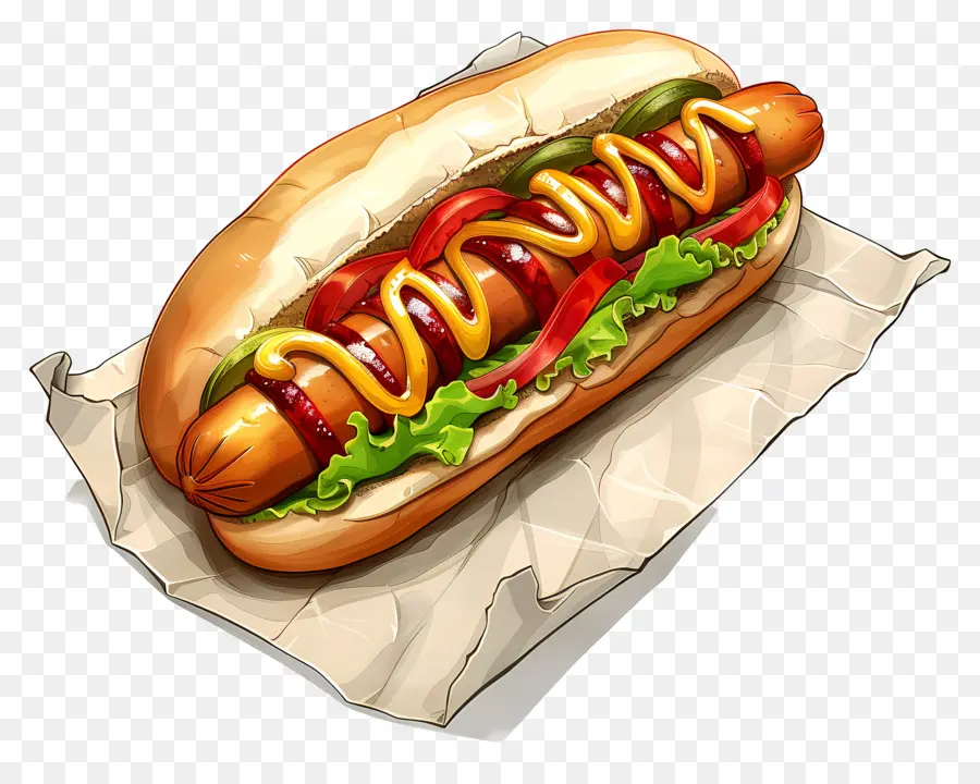 Hot Dog，Condiments PNG