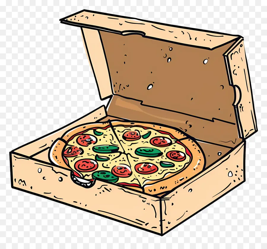 Boîte à Pizza，Pizza PNG