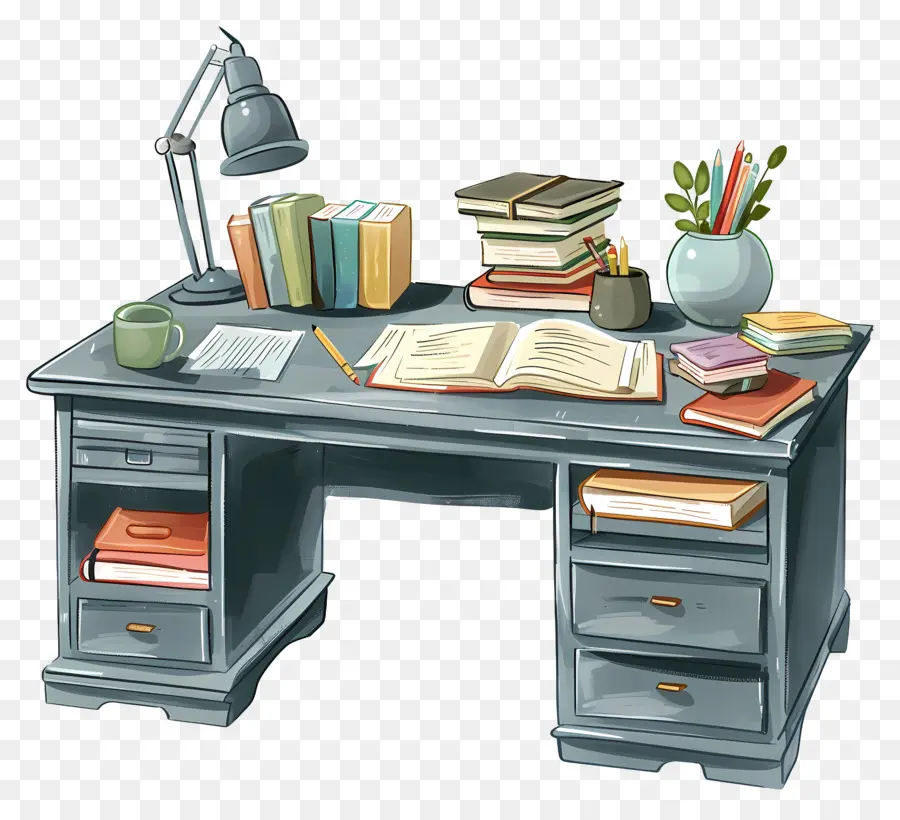 Bureau Gris，Lampe PNG