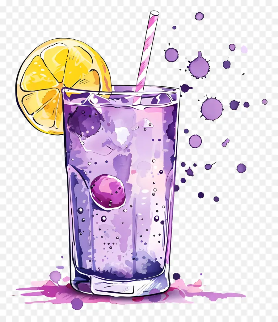 Citronnelle Violette，De La Limonade PNG