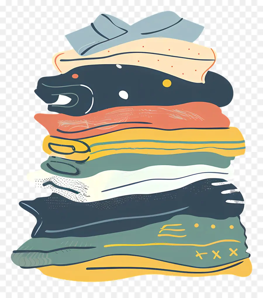 Pile De Vêtements，Vêtements PNG