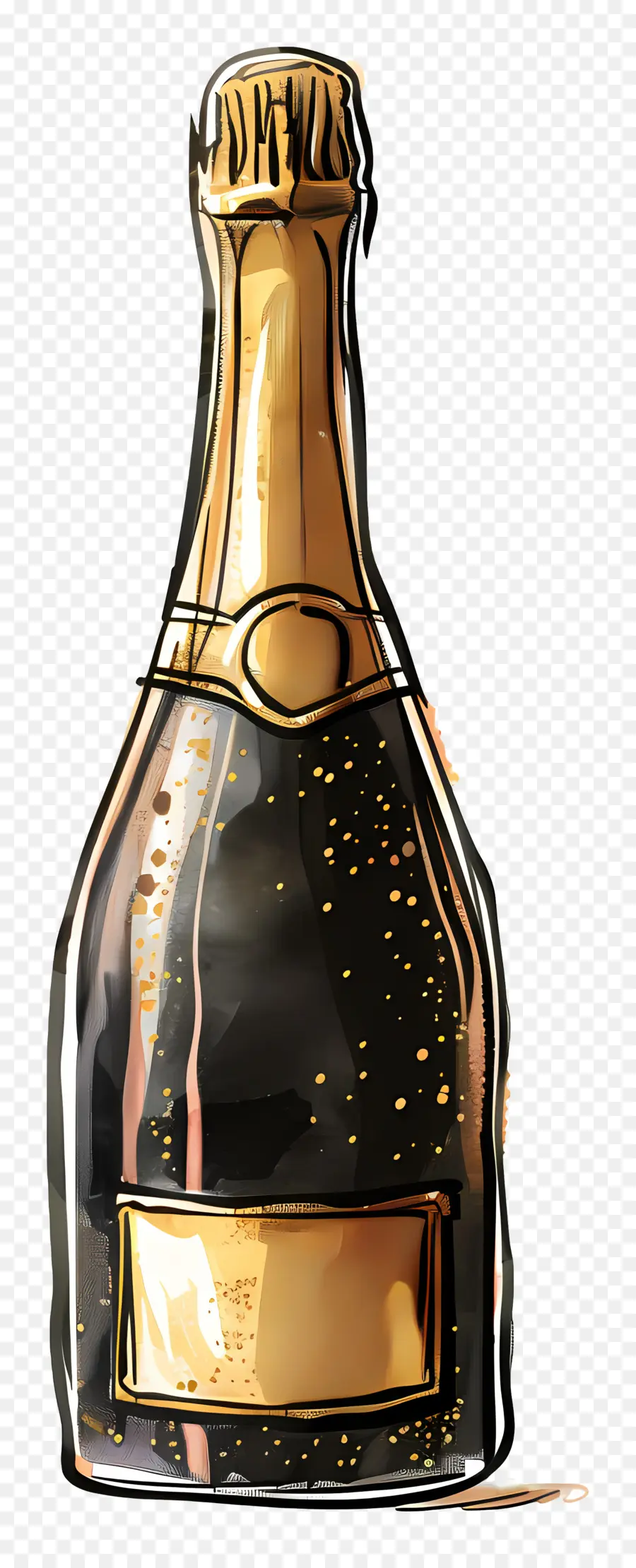 Bouteille De Champagne，Veuve Clicquot PNG